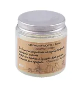 Свеча ароматическая в стеклянной баночке СПб серия Цитаты о Петербурге Все б глаз не отрывать от города Петрова…Ф.Альгаротти (кофе) (100мл) (СвСПб-006)