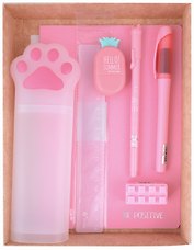 Набор канцелярский "Pastel", розовый