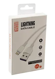Дата-кабель Lightning (1000, 6A) белый