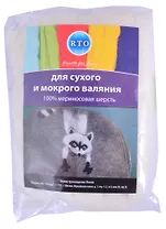 Шерсть для валяния РТО 30гр, белая