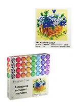 Алмазная мозаика на холсте ТМ Белоснежка Васильки в саду 292-ST-S