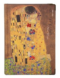 Книга для записей "Г. Климт" А5, 248 листов, твердая обложка, 120г/м2, в ассортименте
