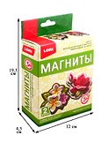 Набор для творчества LORI Магниты из гипса Чудесные цветы Пз/Г-016 - 1