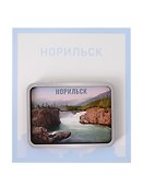 Сувенирный магнит Река (Норильск) (дерево) (НрскРк1) - 0