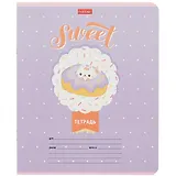 Тетрадь в косую линейку Hatber, "Вкусняшки", 12 листов, в ассортименте