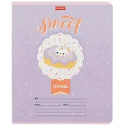 Тетрадь в косую линейку Hatber, "Вкусняшки", 12 листов, в ассортименте