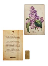 Плакетка Сирень (1PB_002) (18х12)
