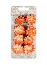 Астры из бумаги Коралловые (SCB280303) (8шт.) (ScrapBerrys) (упаковка)