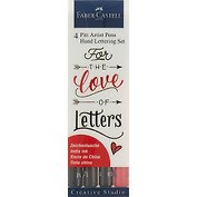Набор капиллярных ручек «Pitt Artist Pen Letterin», 4 штуки 