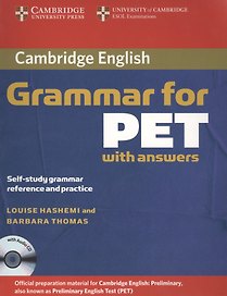 Cambridge Grammar for PET Book with answers and Audio CD