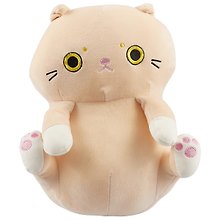 Мягкая игрушка  Кот сидит бежевый (35 см)
