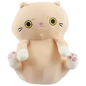 Мягкая игрушка  Кот сидит бежевый (35 см)