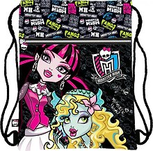 Сумка - рюкзак для обуви «Monster High», 43X34см