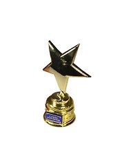 Статуэтка наградная звезда С Днем Рождения! (15см) (572010)
