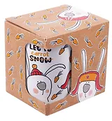 Кружка Символ года Зайцы Let it carrot (керамика) (330мл) (коробка) (K2022-67)