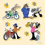 Пазл В-PU04101 Ну погоди (Castorland)