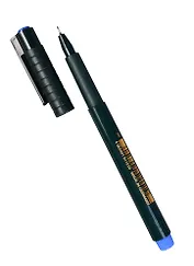 Ручка капиллярная Faber-Castell, Finepen, синяя 0,4 мм