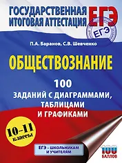 ЕГЭ. Обществознание. 100 заданий с диаграммами, таблицами и графиками