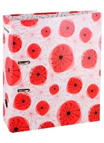 Папка архивная А4 Hyper "Маки", 80 мм