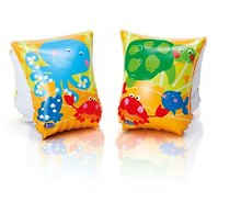 Нарукавники для плавания 23x15 см. Веселые рыбки INTEX. Арт. 58652NP