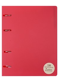 Тетрадь на кольцах «MY NOTEBOOK. Оранжевый» 120 листов в клетку, А5, сменный блок - Listoff