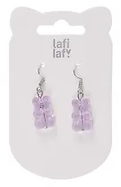 Сережки Мишки мармеладные фиолетовые (пластик) (12-48782-202405-AC15)