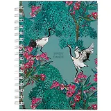 Скетчбук А5 80л "Танец журавлей" 100 г/м2, гребень, твердая обложка