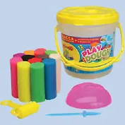 Набор для лепки (83660) (12 цв) (8гр) (+формы) (ведро)