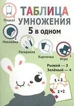 Пять в одном. Таблица умножения