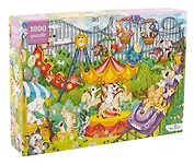 Пазл 1000 элементов "Парк аттракционов" 48х67 см