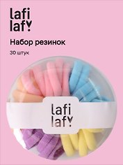 Набор резинок для волос, пастельные оттенки, 3 см, 30 штук, Lafilaf