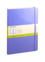 Книга для записей А5+ 96л нелин. "CLASSIC Xlarge" тв.обл., голубая гортензия , резинка, ляссе, Moleskine