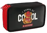 Пенал 3отд. "Be cool" 19*11, молния, ламинат