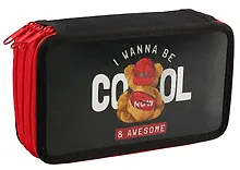 Пенал 3отд. "Be cool" 19*11, молния, ламинат