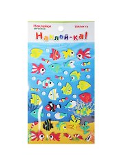 Наклейка декоративная фетровая 1 Море 3 (95*185) (Наклей-ка) (упаковка)