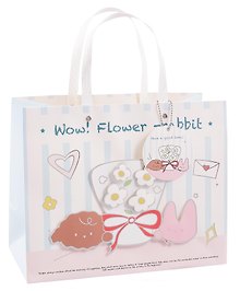 Пакет А4 32*25,5*15 "Flower rabbit" дет., бум.мат.ламинат