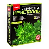 Набор для творчества LORI Лучистые кристаллы "Зеленый кристалл" Лк-003