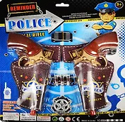 Набор шерифа (2 пистолета в кобуре+жетон) (15-02328-6688А)