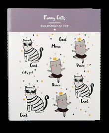 Дневник школьный «Funny cats», для старших классов, Be Smart