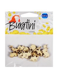Набор декоративных элементов РТО Животный мир (DZ40022) (Buratini) (фанера) (упаковка)