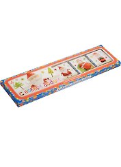 Набор квадратных шоколадок MARZIPAN (С Новым Годом!) 40 г (4 х 10г)
