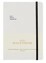 Ежедневник недатированный «Monochrome» А5, белый, 96 листов, экокожа, InFolio