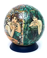 Шаровый Пазл Альфонс Муха (A2710_09) (540 деталей, 23см)