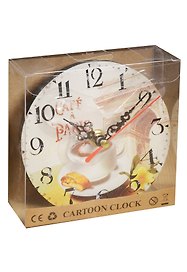 Сувенир, Часы настольные Парижское кафе 12см 12-34135-ZJ-012-5