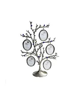 Набор из 5-ти фоторамок (4х5см) со стразами Дерево (46041) (h-28см)