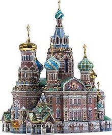 3D конструктор «Спас на крови», Умная Бумага