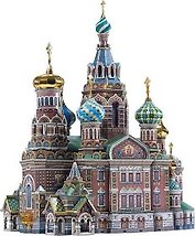Модель, сборная, Умная бумага, Спас-на-Крови, картон, 1:200
