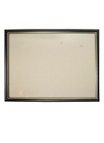 Рама 35*45 деревянная, цв. черный с золотом, со стеклом, Двуреченский