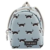 Сумочка-рюкзачок на молнии Черно-белый кот (11 см) (ПВХ бокс) (12-12026-GF-8130)