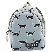 Сумочка-рюкзачок на молнии Черно-белый кот (11 см) (ПВХ бокс) (12-12026-GF-8130)